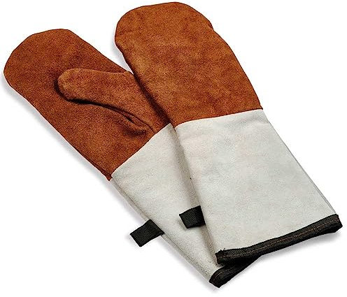 Guantes Manoplas para Horno pastelería y Barbacoa. Guantes anticaloricos en Forma de manopla para Cocina Profesional, térmico y sistentes al Calor 350 °C.