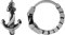 Akzent® Wasserfeste Edelstahl Creolen Unisex in Silber, 100% Wasserfest & Hautverträglich