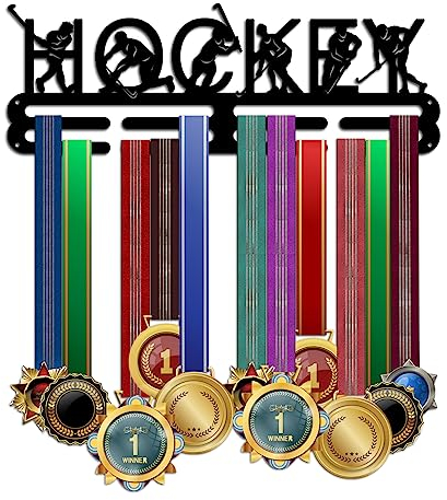 PH PandaHall Medaillenaufhänger Hockey Medaillenhalter 15.7 Auszeichnungen Bandaufhänger Medaillenaufhänger Wandregal Sport Medaillenaufhänger Display Für Männer Und Frauen Sportathleten