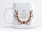 EKAM Personalised Christmas Tea Mug, Customised with Your Name, Different Design Reindeer Coffee Tea Mug, Gift for Christmas, for Family, Friends, Mum, Dad, Kids, Tea Coffee Mug (Design 2)