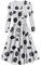Kleid Langarm Kleider Für Silvesterparty Satin Kleid Damen Sexy 70Er Jahre Bekleidung Damen Jeanskleid Wollkleid Kostüm Mädchen 140 (Navy, L)