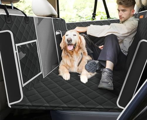 Pecute Extension Housse Protection Voiture Chien(135X63CM), Base Dure Siège D'auto Arrière Coffre et Imperméable,Mise à Niveau Matérielle,Transport Chien Voiture,