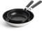 KitchenAid Classic Stainless Steel PFAS-Free Healthy Ceramic Non-Stick 2-Piece Frying Pan Skillet Set, 20 cm and 28 cm, Clad, Induction, Stay-Cool Handle, Oven Safe up to 160°C, Silver