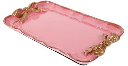 Zerodeko Une Assiette de Dessert Assiette de Rangement de Bijoux Assiette rectangulaire Plateau à Bijoux Plateau de Table Basse Coiffeuse Plateau de Service apéritif Vide Poche