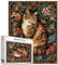 Kätzchen-Puzzles für Erwachsene, Maine Coon Katzenpuzzles, lustige Tierpuzzle, einzigartige Form, Holzschnitt-Puzzle, Geburtstagsgeschenke, Heimdekoration, Familienspiel für Kinder und Erwachsene