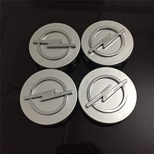 4 Stück Auto Radnabenkappen für Opel Astra H G J Insignia Mokka Zafira Corsa 58mm,Felgenkappen Nabendeckel Radnabendeckel Verschleißfest Kratzfeste Reifen Felgen Zubehör,B