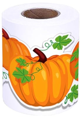 Maciun -Aufkleber – Halloween-Aufkleber für Umschläge, Umschläge, Herbstbasteln, Jack O Laterne, für Kinder, Dekoration, Partygeschenke