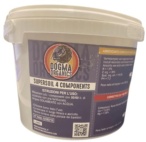 Supersoil 4-Komponenten | Dogma Organics (EXTRA SMALL 1,2 kg)