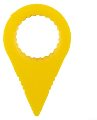 Radmutter-Indikatoren, 25 Stück, 19 mm Größe für LKW, Autos und Anhänger, verbessern die Flottensicherheit mit visuellen Warnungen