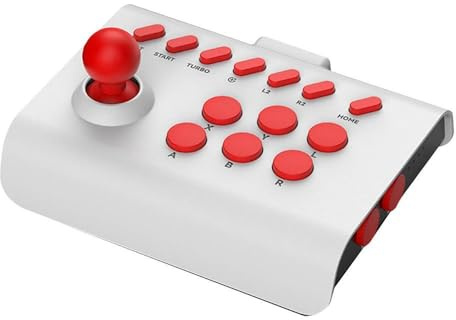 Générique Stick de jeu universel pour Switch PS4 PS3 Ultimate Pandora Box PC, pour Android IOS Mobile Phone (blanc rouge)