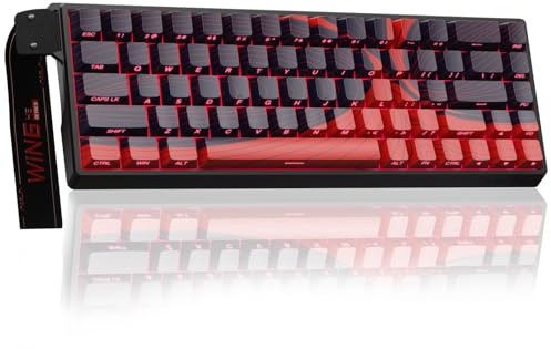 AULA WIN68 HE MAX Hall Effect Gaming Keyboard,Adjustable Actuation Rapid Trigger,0.01mm RT Accuracy,8000Hz,RGB Backlight,USB-C Wired,60% Percent Magnetic Keyboard