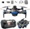 Drone Double Caméra UHD avec Télécommande LCD à Écran Intégré, WIFI 5G, Moteurs Brushless, Carte SD, Évitement d’Obstacles, Vol Inteligent et Fonctions Avancées, Vol +/- 36 min, Portée 1km