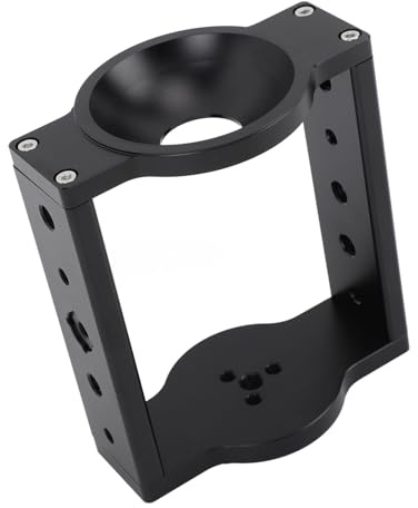 Ejoyous Bowl-Riser mit 75-mm-Stativkopf, 1/4-Zoll-Gewindelöchern, 3/8-Zoll-Flachhalbkugel-zu-Bowl-Adapter-Konverter, Riser-Höhenverbesserung, CNC-Bearbeitung für Kontrolle