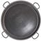 Cofan Paellera con 4 Asas, Acero, Gris, 108 cm