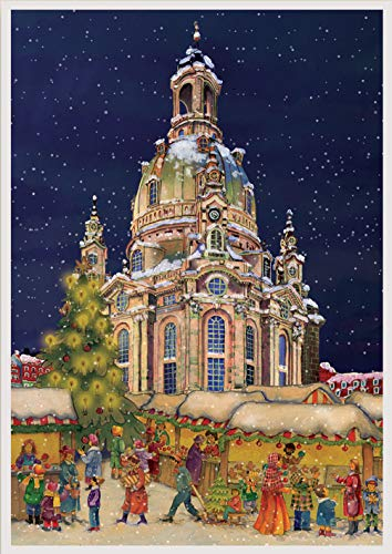 Adventskalender Frauenkirche Dresden: Papier-Adventskalender