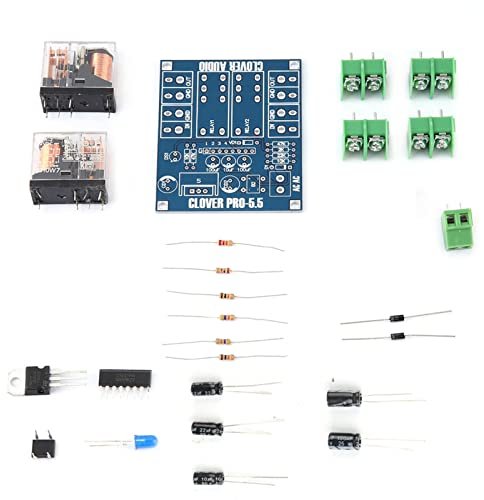 Doppio Relè Preamplificatore Stereo Audio 12-24V Scheda Kit di Protezione Altoparlante Modulo 7812 UPC1237 DIY per HIFI