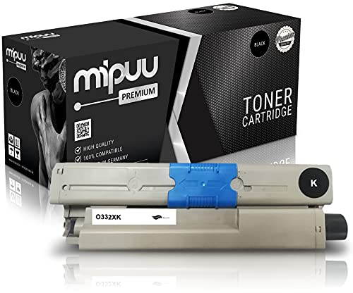 Mipuu Toner kompatibel zu Oki 46508712 (Schwarz) für C332 C332dn C332dnw MC 363 MC363 MC363dn MC363dnw Drucker