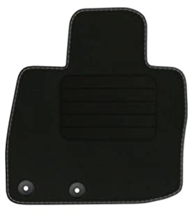 Veloursfussmatte für Honda Civic VIII 5-türig Schrägheck Bj. 2006-2011 Basic LP runde Befestigungen Automatte Velourmatte Mit Absatzschoner Passform Neu