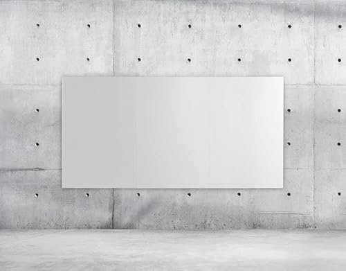 Bi-Office DET0225397 Magnetisches Whiteboard, ohne Rahmen, Leinwand, modular, 60 cm Breite, 45 cm Höhe