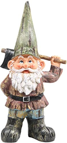 Sid Nain de Jardin en résine Jardinier 40 cm Hache