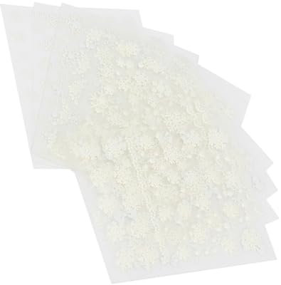 Christmas Nail Stickers, 12pcs Christmas Theme Nail Art Snowf Decals Decoration Tools(Snowflake Type) As Snowflake White Sticker DIY Transfer (Snowflake style)