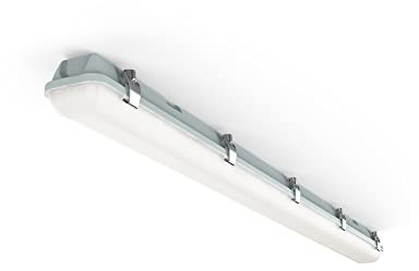 4lite Non Corrosive Batten (Grey) 2100lm Indoor or Outdoor 4ft Cool White IP65 Rated Single LED Integrated 20W Strip Light - 4L3/1100-4Yr Guarantee