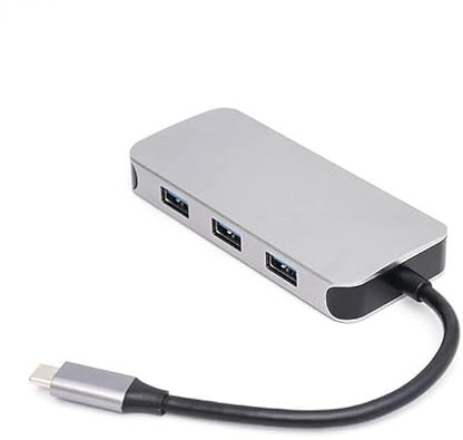 Elecbee USB C hub adapter High-speed multi-function USB hub Try the laptop's micro USB charger