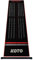 KOTO - Oche Carpet Checkout Dartmatte Rot 285 x 60 cm, Dartmatte mit Anti-Rutsch-Beschichtung, Wurflinien, Verstellbarem Oche & Checkout