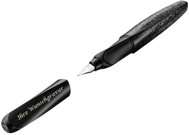 Pelikan Füllhalter mit Gravur / mit Struktur / Füller / Twist schwarz P457 M