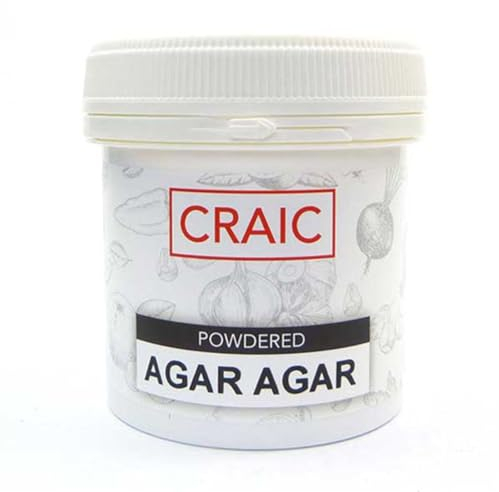 Centaur Foods Agar Agar 300g Ideal for Baking supplies, soups and more.sweet or savoury. Professional Quality.Vegetarian suitable. Vegan suitable. Lactose intolerance suitable. Reusable tub.