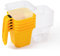 Voomey 15-teiliger Farbeimer für 473 ml Farbe oder Beize, Farbbecher, Farbeimer, Trimm-Malwerkzeug, für Fertigarbeiten und Reparaturen
