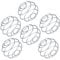 ACWOO Boule De Secousse De Shaker Protéines, 6Pcs 304 Acier Inoxydable Boule De Secousse, Boule De Ressort De Tasse De Shaker Milkshake Protein Shaker Ball Pour Mélanger Les Boissons En Poudre