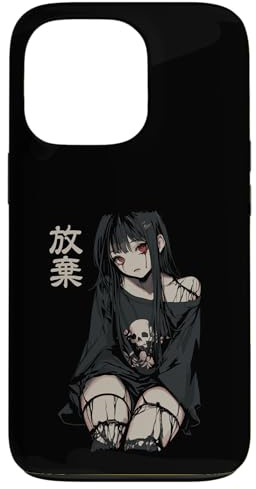 Hülle für iPhone 13 Pro Anime Horror Girl Aesthetic Soft Grunge Waifu Japanisches Mädchen