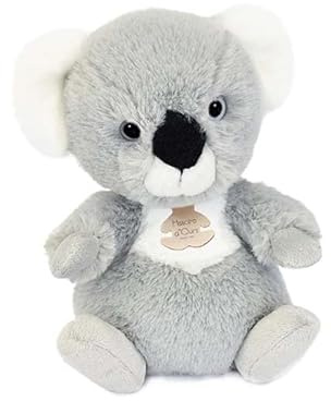 Histoire D'Ours - Kuscheltier Koala 20 cm ultraweich aus Stretchmaterial – sensorisches Plüschtier Baby Unisex – originelles und zärtliches Geschenk zur Geburt – kuscheliger und verspielter Begleiter