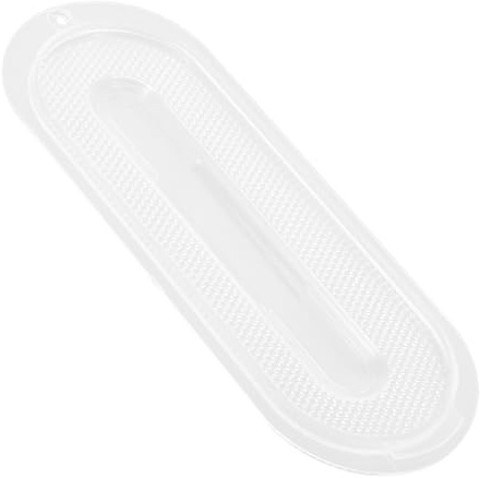 Ovale Abdeckung für Küchenabzugshaube aus Abs, Klare Linse | Ersatz für Beleuchtung, Moderne Form, Sichere Passform, Einfache Montage, für Kochbereich und Esszone