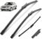 AlbaEUC Front & Rear Windscreen Window Wiper Blade Set for BMW 1 Series E81 E87 116i 116d 118i 118d 120i 120d 123d 130i 2004-2010，Windscreen Wiper Assembly Car Accessories