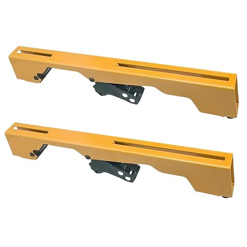 DW7231 Miter Saw Mounting Brackets Compatible with DW723,DWX723,DWX724 and DWX725 DWX725B Heavy Duty Miter Saw, (2 Pack) Yellow