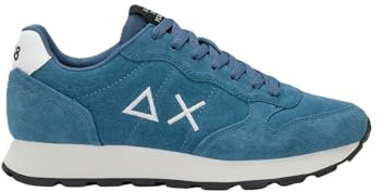 SUN68 Tom Suede Avio Dark Herren-Sneakers, Avio Dark, 43 EU
