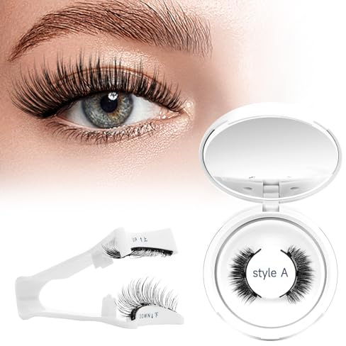 Higu Clace PestañAs Postizas Magneticas, PestañAs MagnéTicas Con Aplicador, No Requiere Pegamento Ni Removedor, Perfectas Para Principiantes Magnetic Lashes (Set A)