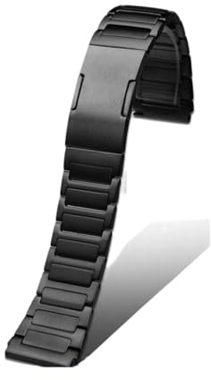 GJZISBKLB Kompatibel mit Zenith Uhren der Serie 95.9000.670: Herren-Uhrenarmband aus Titanlegierung, 22 mm, Präzisionsstahl, Zubehör(Black)