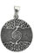 Kiss of Leather Anhänger Lebensbaum mit Spirale aus 925 Sterling Silber Nr. 18