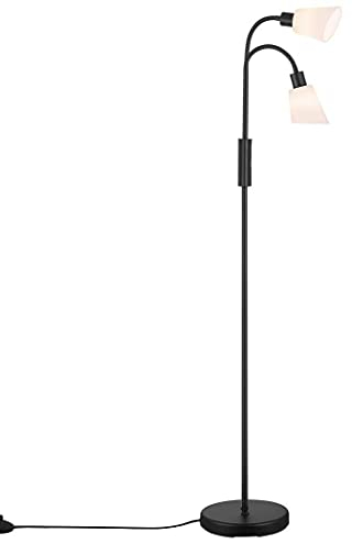Stehleuchte MOLLI, 2-flammig, E14, schwarz/opal
