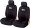 Upgrade4cars Autositzbezüge Vordersitze Schwarz Pink Auto-Schonbezüge Set Vorne Fahrersitz & Beifahrer Rosa Auto-Sitzbezug Universal Autozubehör Geschenke für Frauen und Männer