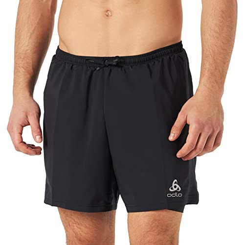 Odlo Herren Essential 5 Inch Shorts, Schwarz, XL EU