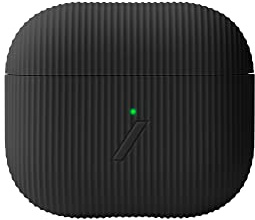 Native Union Curve Hülle für AirPods (Gen 3) – Schlanke strukturierte Silikonhülle – Kompatibel mit Qi Wireless Charging – für AirPods 3 (Slate)