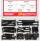 YEEZET Schrauben M6 144 Pcs Sechskantschrauben Unterlegscheiben Federringe und Muttern Sortiment Kit (8.8 Kohlenstoffstahl)