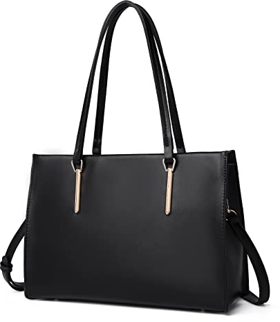 Miss Lulu Schultertasche Damen Henkeltasche Groß Handtasche Elegant PU Leder Umhängetaschen Frauen Shopper Taschen Verstellbar Schultergurt Aktentasche