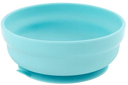 Bumkins Baby Bowls, Silicone Suction Bowl for Baby, Toddler and Kids, Baby Led Weaning, Baby Feeding Supplies, Platinum Silicone Bowl for Babies 6 Months Up