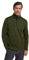 Mountain Warehouse Idris Mens Half-Zip Fleece - Microfleece, Anti-pill, Breathable, Lightweight Sweatshirt - Best for Spring Summer, Camping, Outdoors, Travelling & Hiking Dark Khaki M