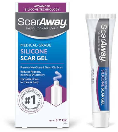 ScarAway Scar Gel, Medical Grade Silicone, 20g